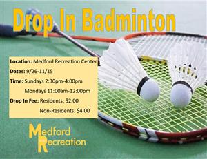 Drop In Badminton