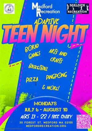 Adaptive Teen Night Flyer Summer 26